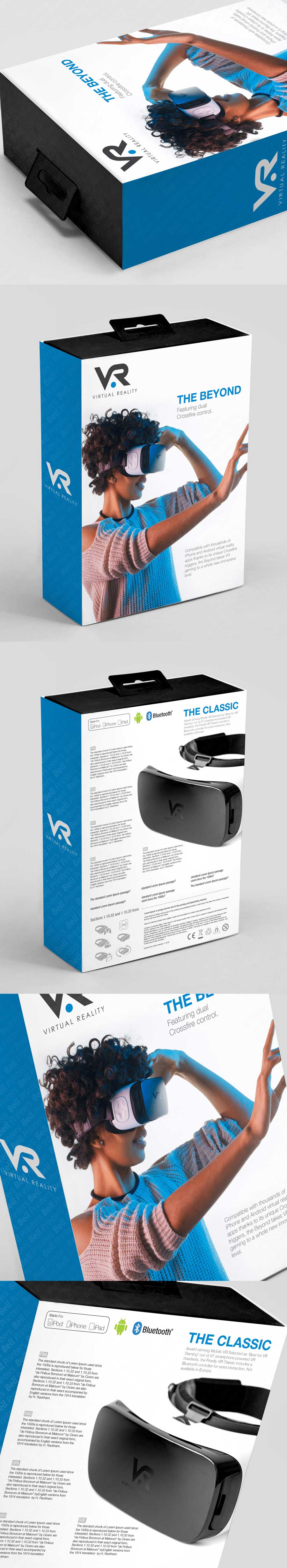 Virtual Reality Headgear Packaging Boxes | smart device Packaging boxes