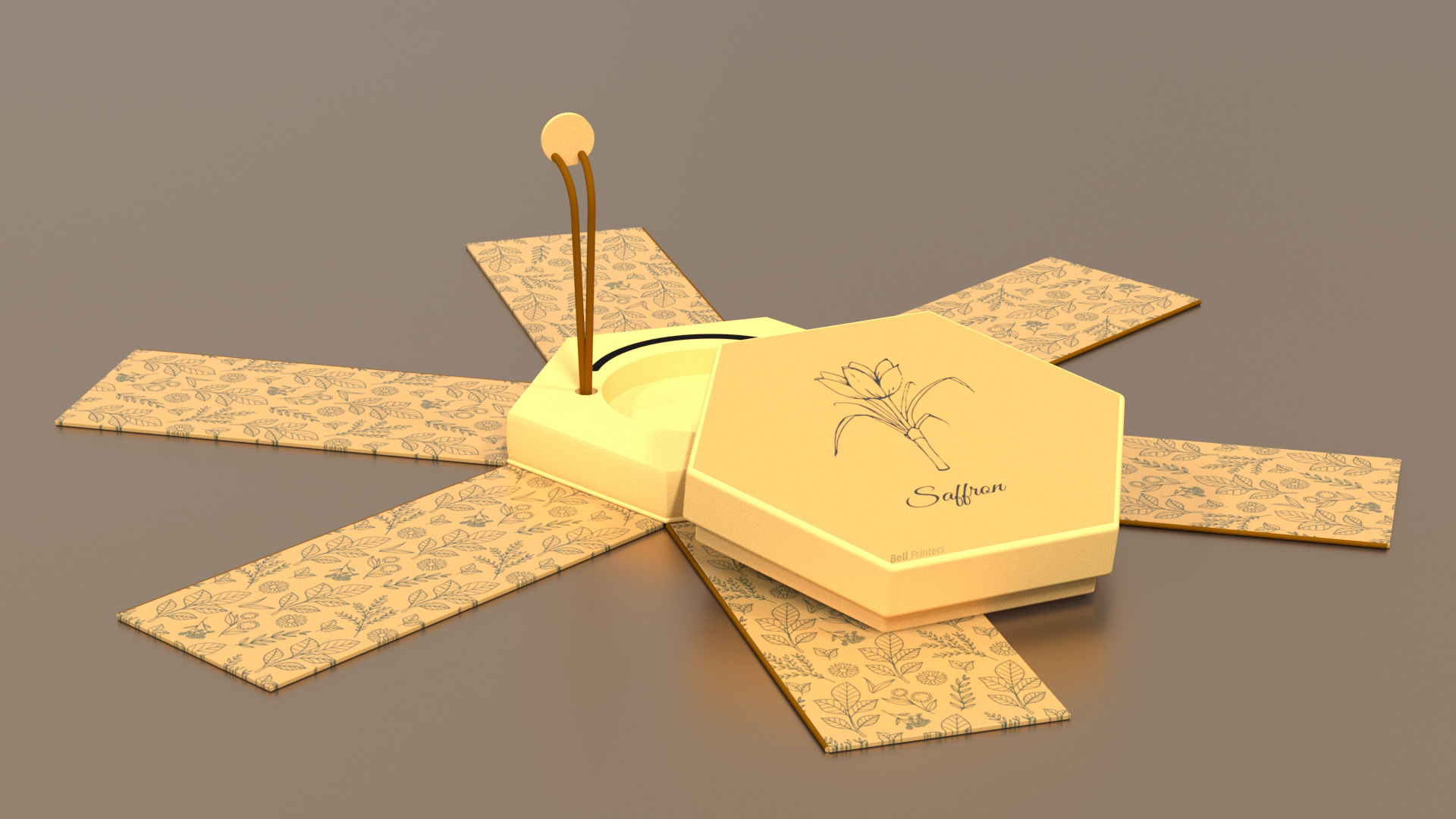 Innovative Saffron Packaging Boxes 